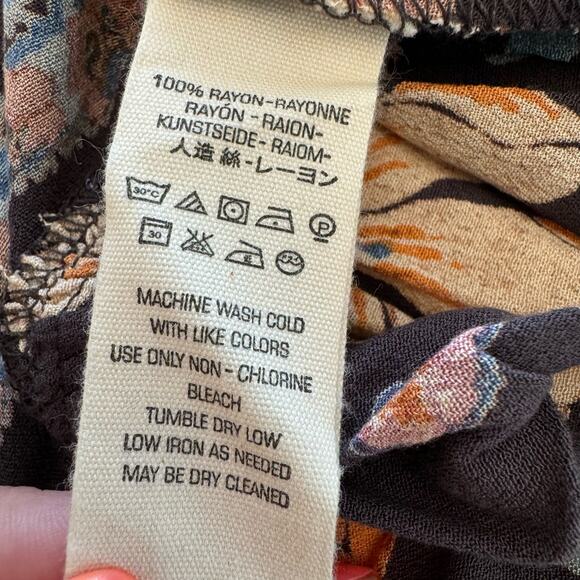 Free People Violet Hill Floral Boho Printed Tunic Dress 0 - Picture 9 of 14